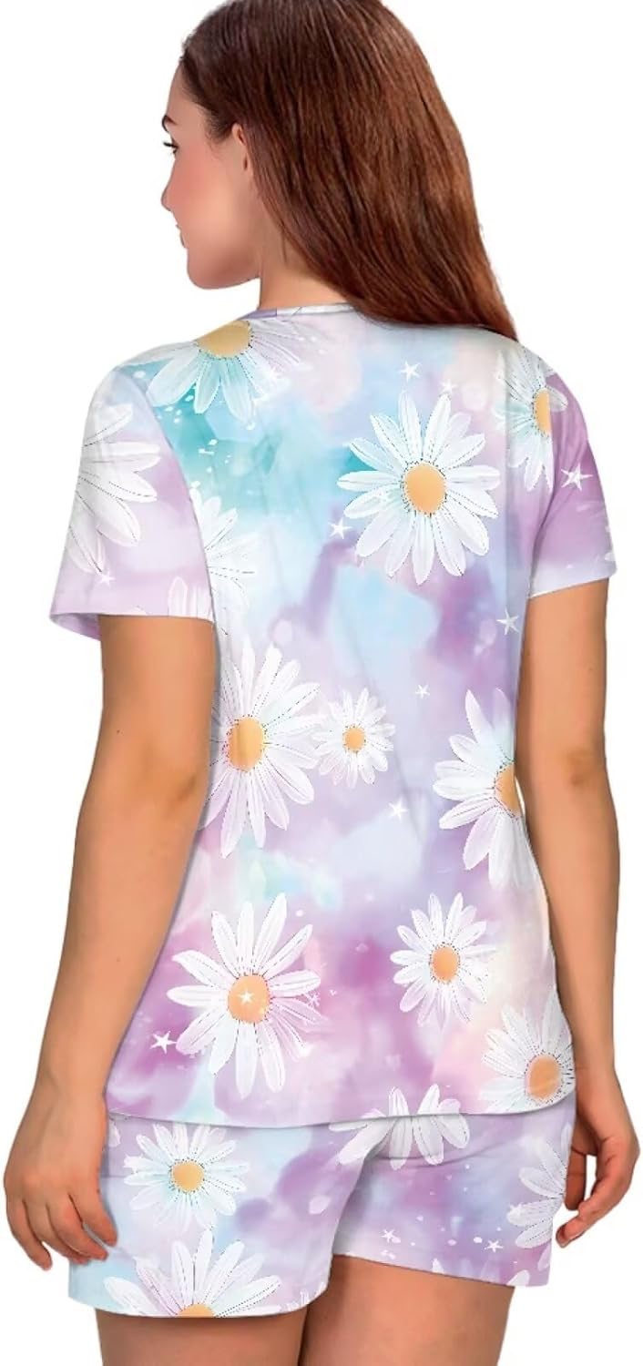 Nursing Pajamas for Women, Soft 2 Piece Postpartum Lounge Sets Double Layer Breastfeeding Sleepwear
