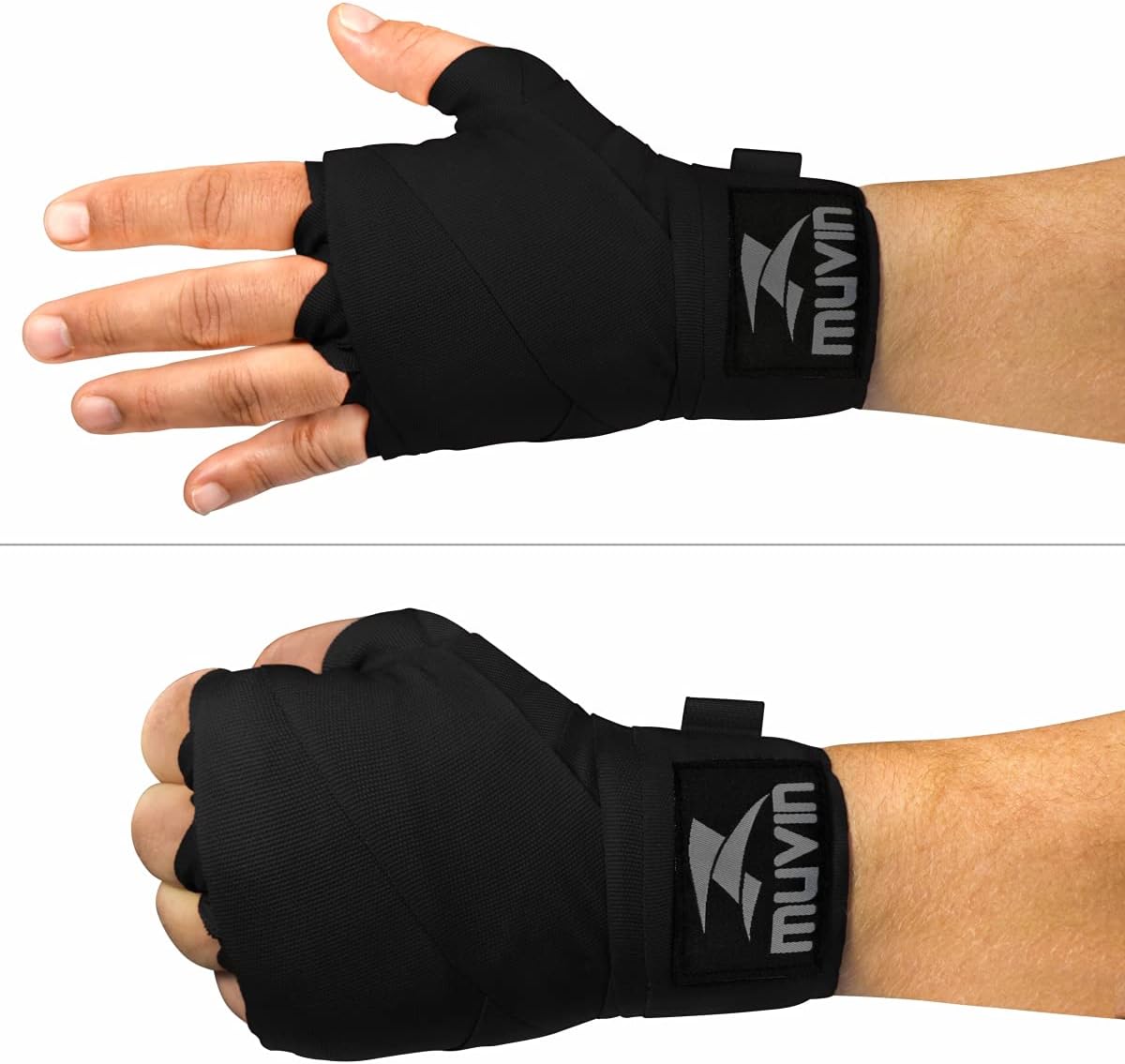 Bandagem Elástica Muvin 3 Metros Com Fechamento em Fecho de Contato e Alça Para Polegar - Atadura de Proteção Para Mãos e Punhos - Faixa de Boxe - Muay Thai - MMA - Artes Marciais - Treino - Unissex Bandagem Elástica Muvin 3 Metros Com Fechamento em Fecho de Contato e Alça Para Polegar - Atadura de Proteção Para Mãos e Punhos - Faixa de Boxe - Muay Thai - MMA - Artes Marciais - Treino - Unissex