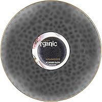 Vista 127 de PARTY BARGAINS 7" & 10" Organic Collection Hammered Appetizer and Dinner Plates Combo with Gold Rim – Transparent White, 32-Pack Disposable Plastic