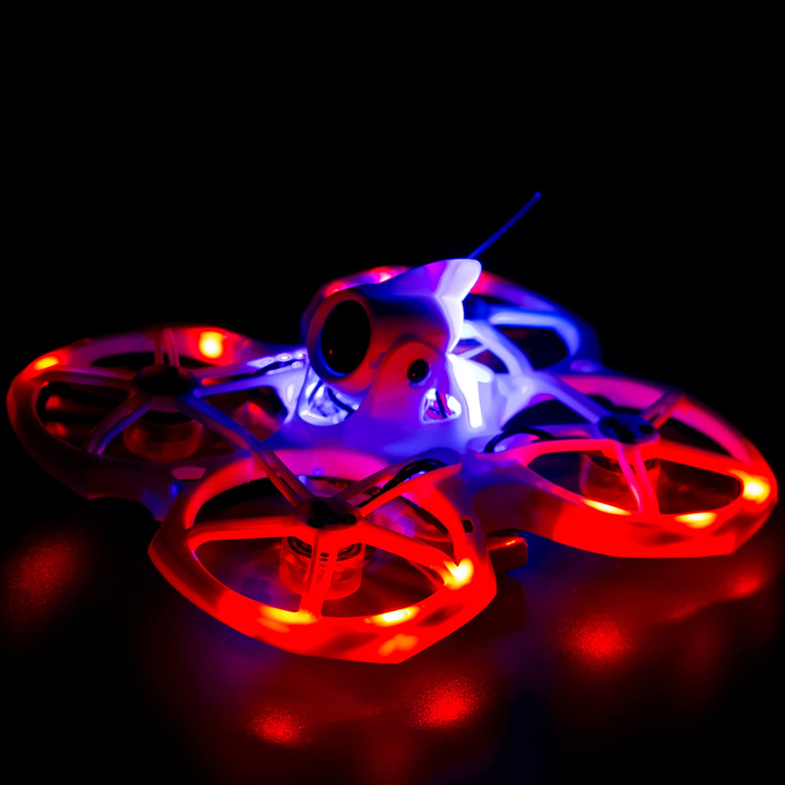 EMAX Tinyhawk II FPV Drone RTF Kit con Visuale in Prima Persona con Fotocamera Runcam Nano 2, 25-100-200 VTX Commutabile, Mini Drone con Occhiali e E6 Trasmettitore per Bambini Principianti