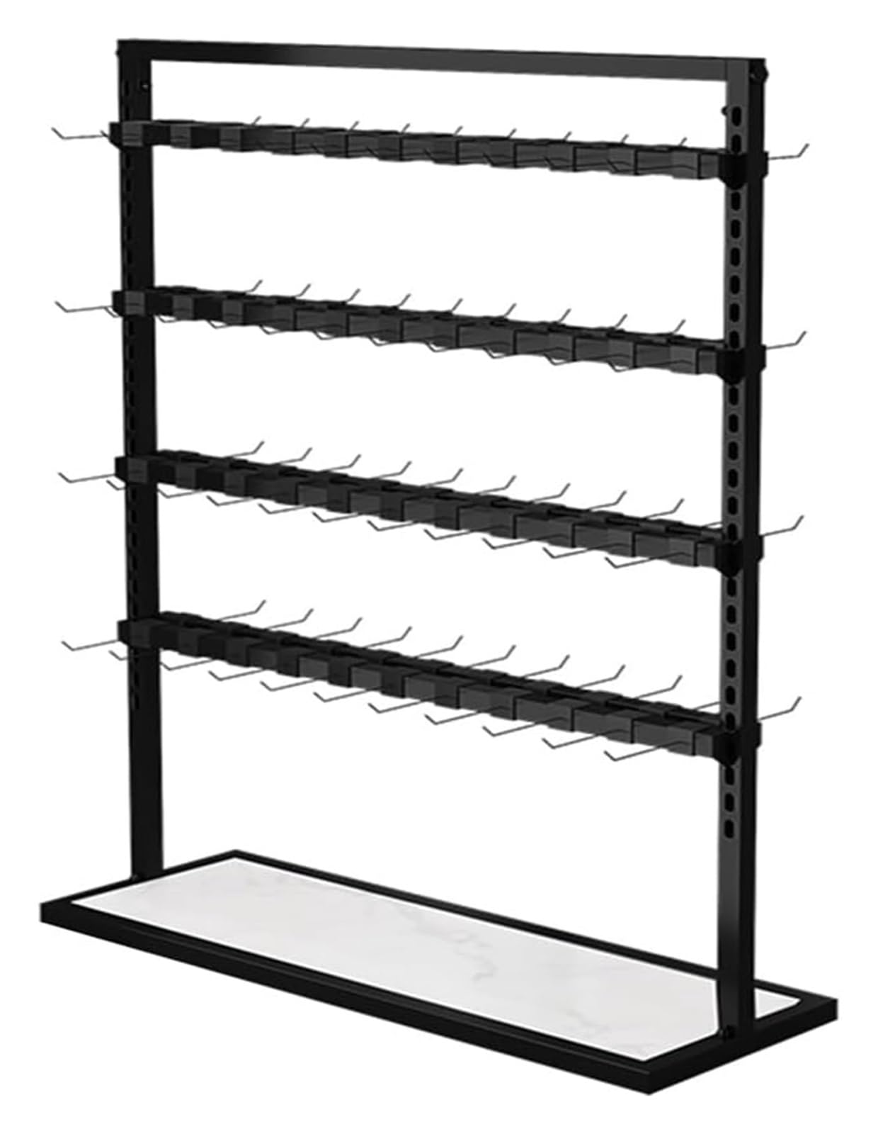 Étagère de rangement en métal autoportante pour organiser la lingerie