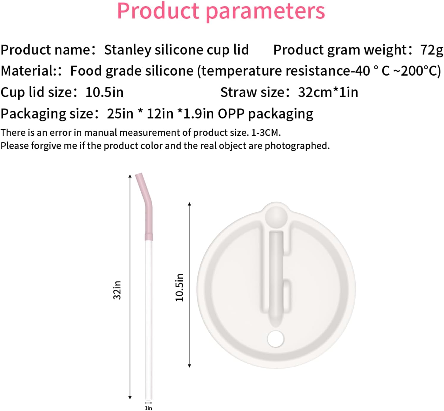 40oz Leakproof Lid Replacement Compatible with Stanley 40oz Tumbler | Reusable & Durable BPA-Free Design | No-Spill Essentials for Gym, Travel, School, Car - Image 9