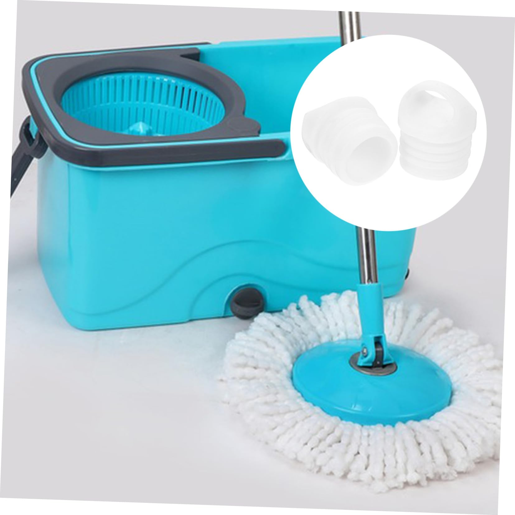 RORPOIR 2 Pack Mop Bucket Replacement Plug Drain Mop Bucket Wringing Rubber Stopper Sealing Aid for Cleaning Tools