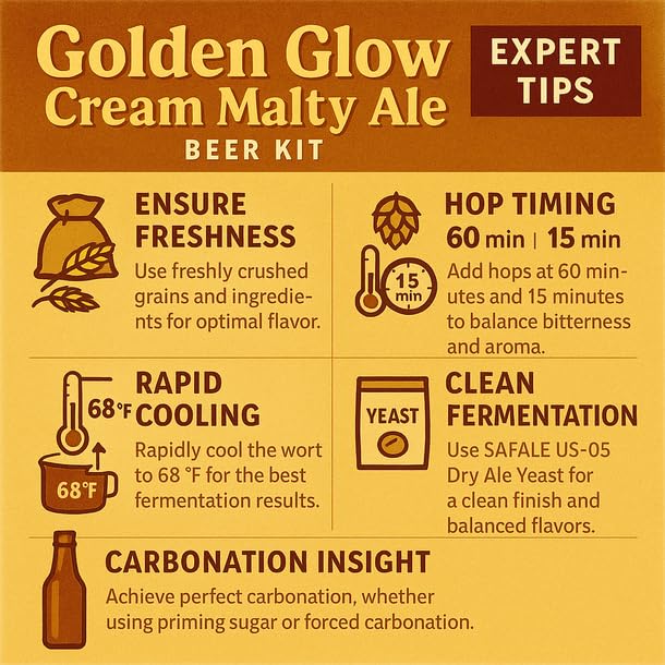Label Peelers Golden Glow Cream Malty Ale Beer Kit - Extract