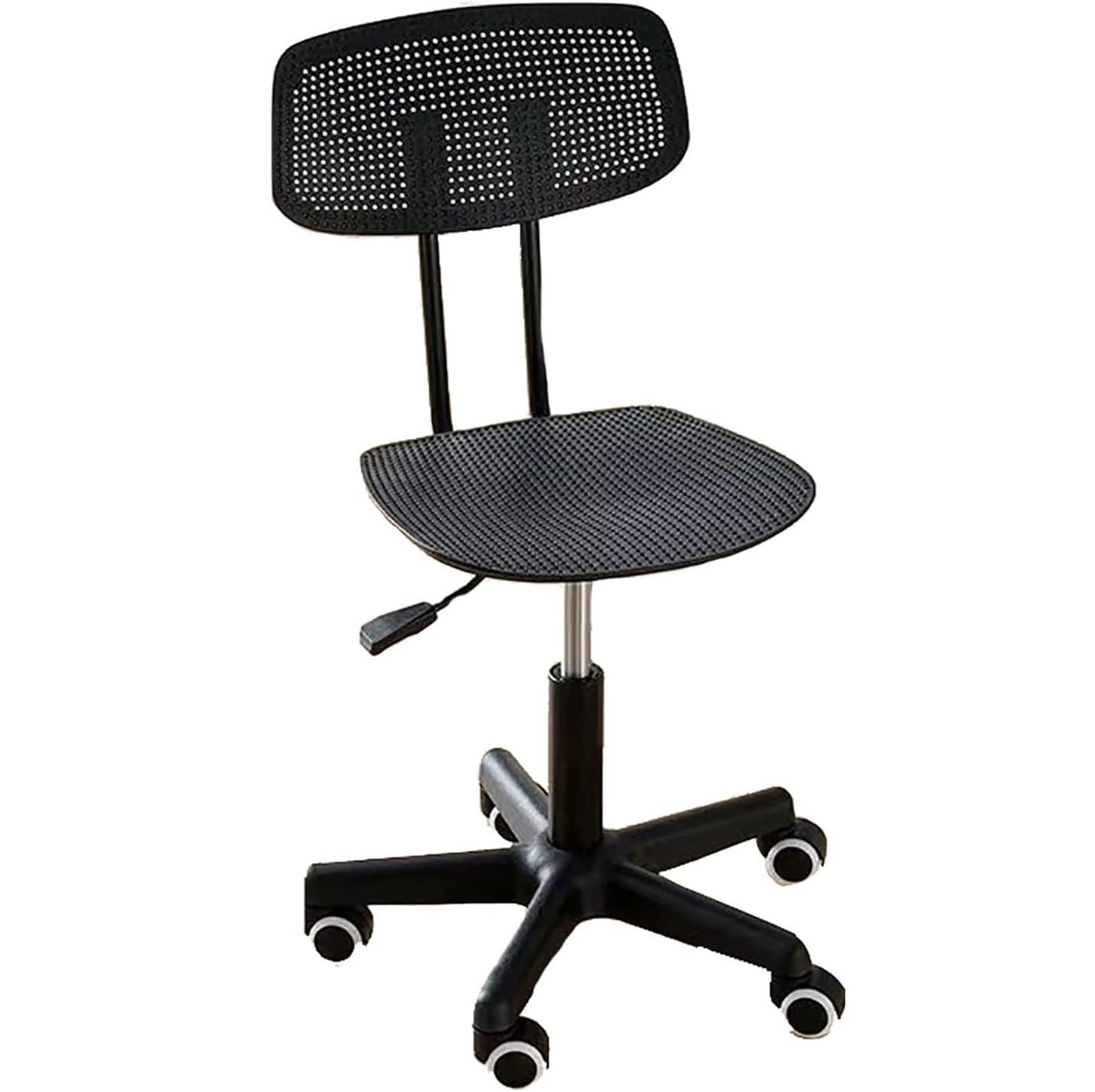 Chaise de bureau sans accoudoirs compacte pour aménager un coin ordinateur chez soi