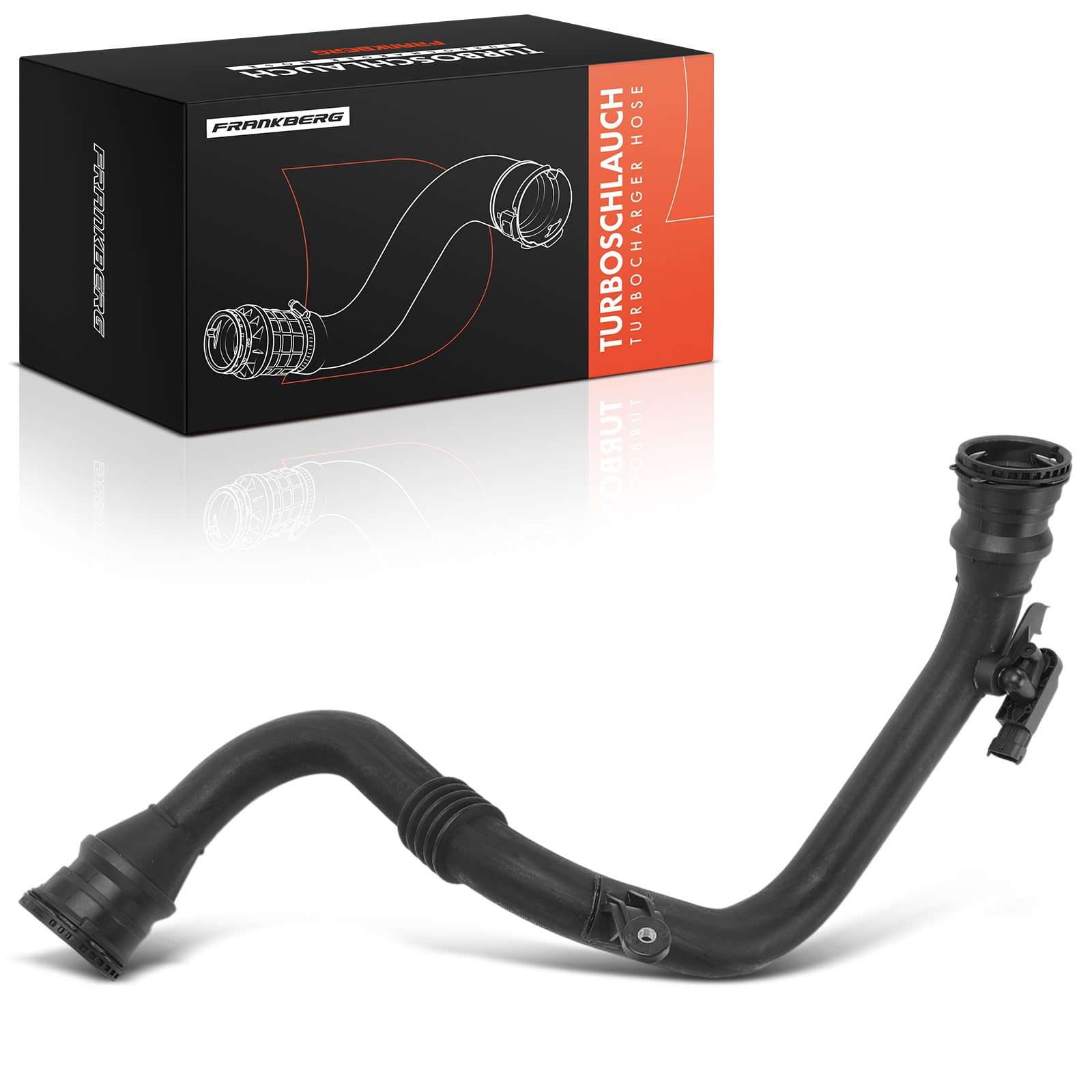 Frankberg Manguera de aire de sobrealimentación Intercooler después de la tubería Compatible con Fluence L3 Grand Scénic III JZ0/1 M.e.g.a.n.e CC EZ0/1 M.e.g.a.n.e III Coupé DZ0/1 Replace# 8200981498
