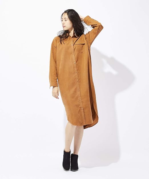 Amazon Co Jp Honeysuckle Rose ハニーサックルローズ ピーチ起毛シャツ ウィメンズ 服 ファッション小物