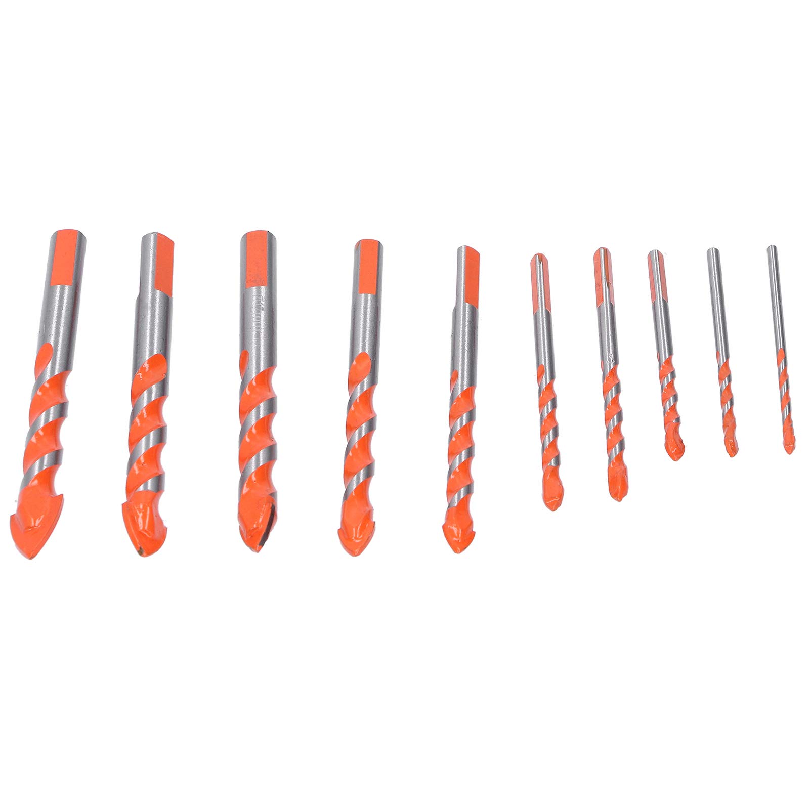 10PCS Multifunctional Drill Bits Set 3/4/5/6/6/8/10/12/14/16mm Triangular Drilling Bit for Wood