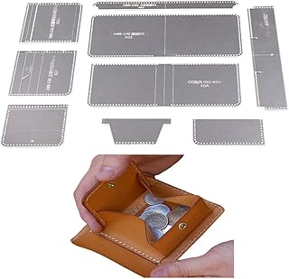 レザークラフト用型紙 アクリル型 ヴィンテージDIY手作 趣味 初心者 手縫いキット 簡単 ホビー ハンドメイド レザー 皮革