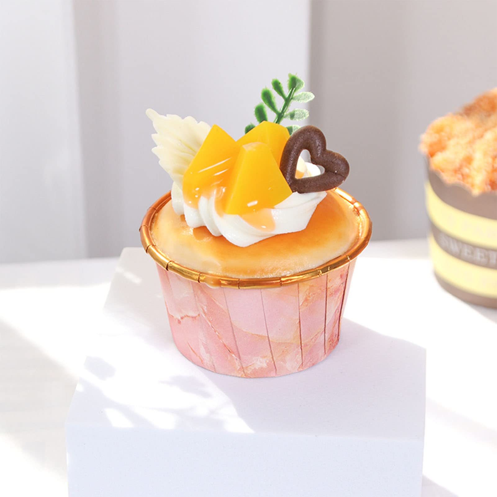 Faux Cupcake, 6 Pcs Fake Pastry, Faux Patisserie, Gateaux Decoratif, Modèle De Pain De Simulation, Accessoires De Photographie, Pour L'affichage, Modèle De Desserts De Cuisine à Domicil
