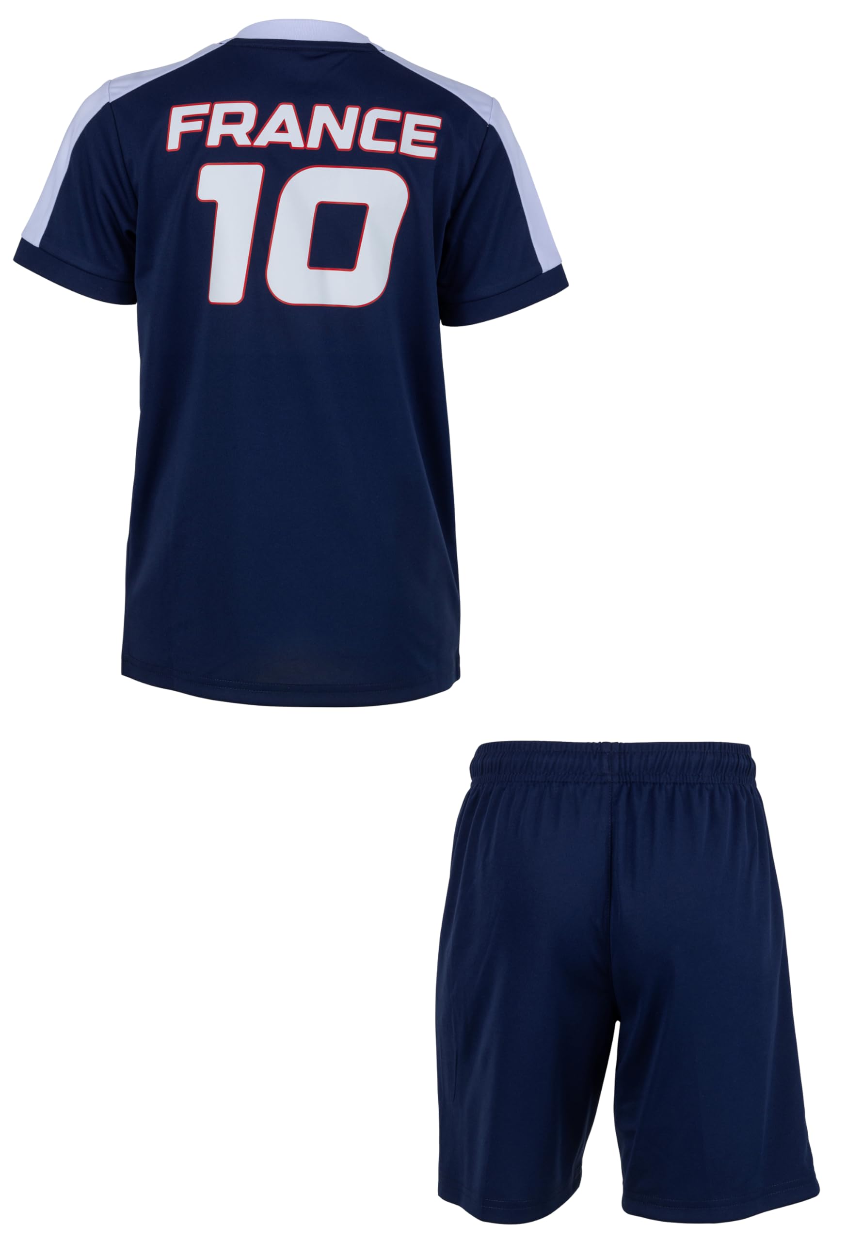 FFF Maillot Short Numéro 10 - Collection Officielle Equipe de France de Football