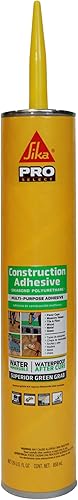 Miniatura 7 de Sika SikaBond Adhesivo de construcción  Calafateo de poliuretano avanzado  Gris  para uso en superficies exteriores  Sumergible en agua y resistente
