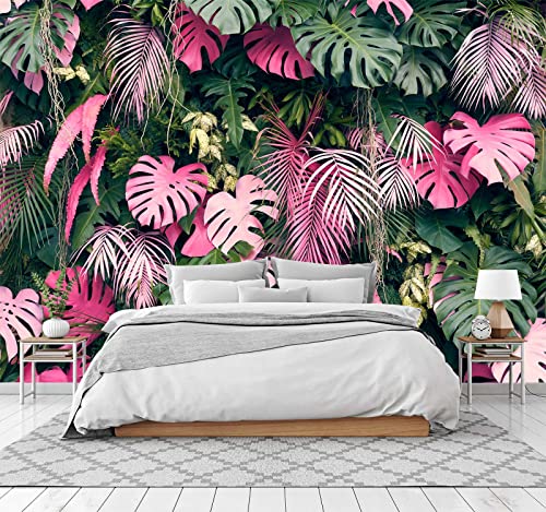 Cliouar-Wall Mural Wallpaper for Bedroom Living Room 3D Mural Monstera