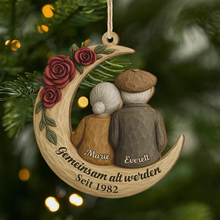 Geschenke Mall Personalisiertes Ornamente - Gemeinsam Alt Werden Seit...