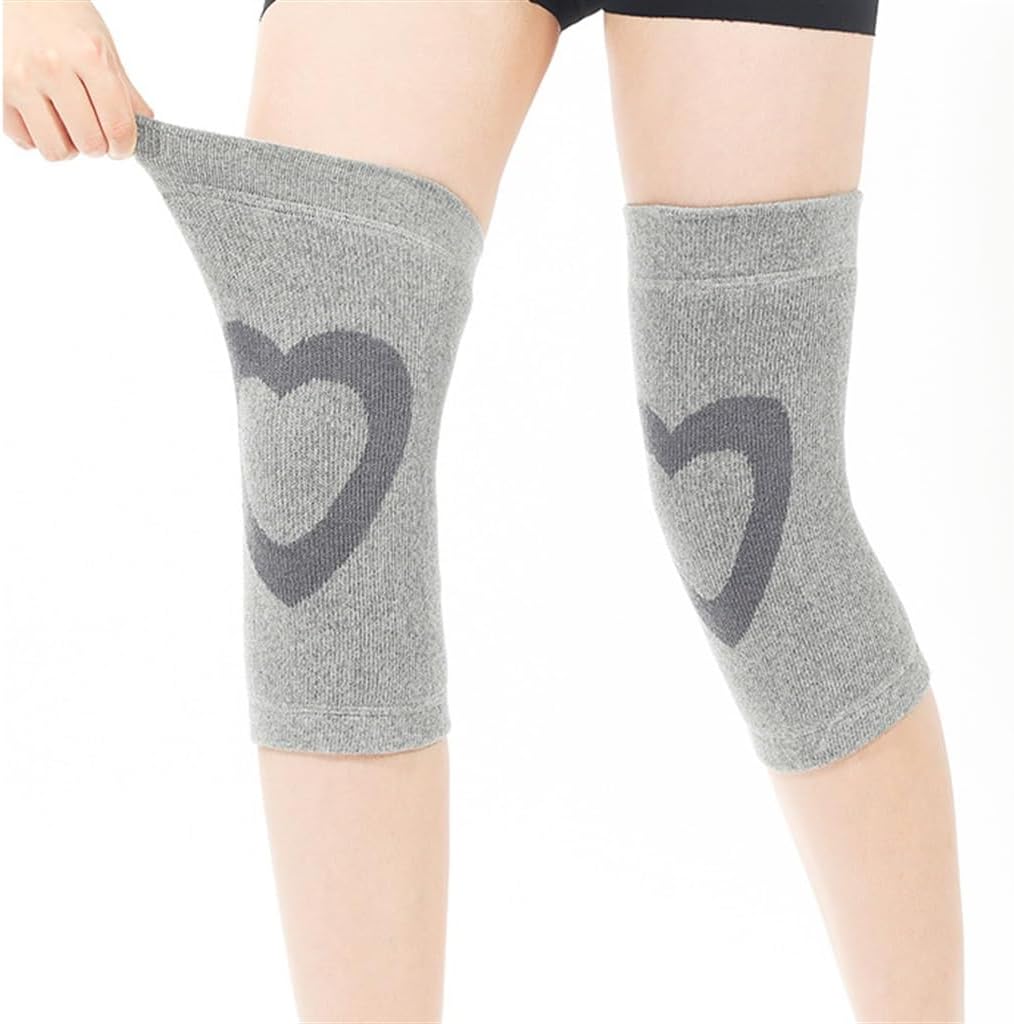 Stretch Knee Pads to Lock in the Warmth of the Old Cold Leg Elderly Cycling Knitted Padded