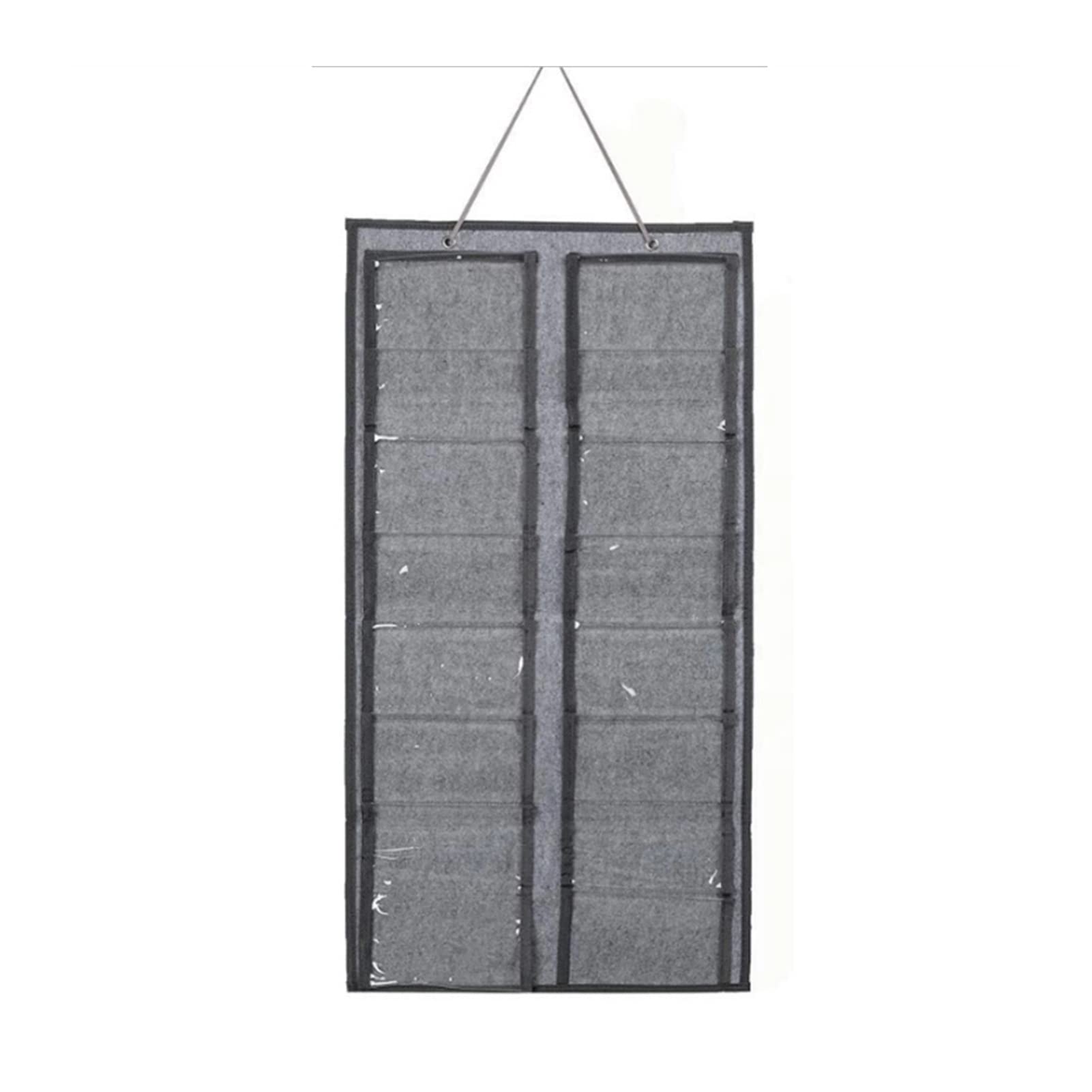 GLigeT Brillenständer 16 Slots Sonnenbrille Organizer Hängende Wand Brille Halter Lagerung Display Pocket Wall Stand Organizer Holder Sonnenbrillenständer(Dark Gray)