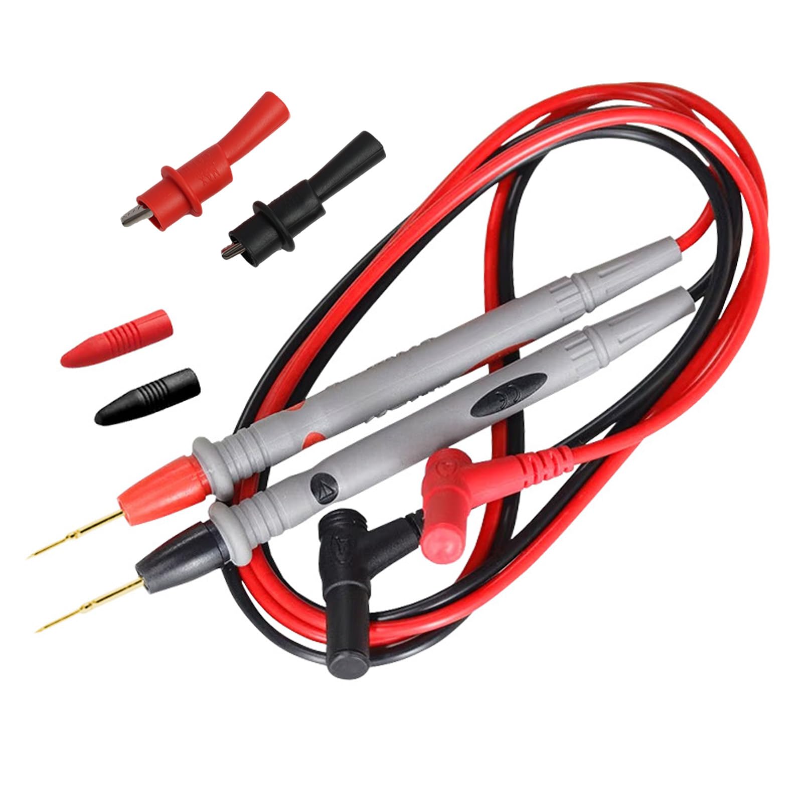 PT1005 Universale Digitale Multimetro Cavo Test Pin Tip, Cavi di Test per Multimetro Digitale Universale, 1000V 20A, Sonde di Precisione per Misure Elettriche in Ambiti, Durevoli e Affidabili