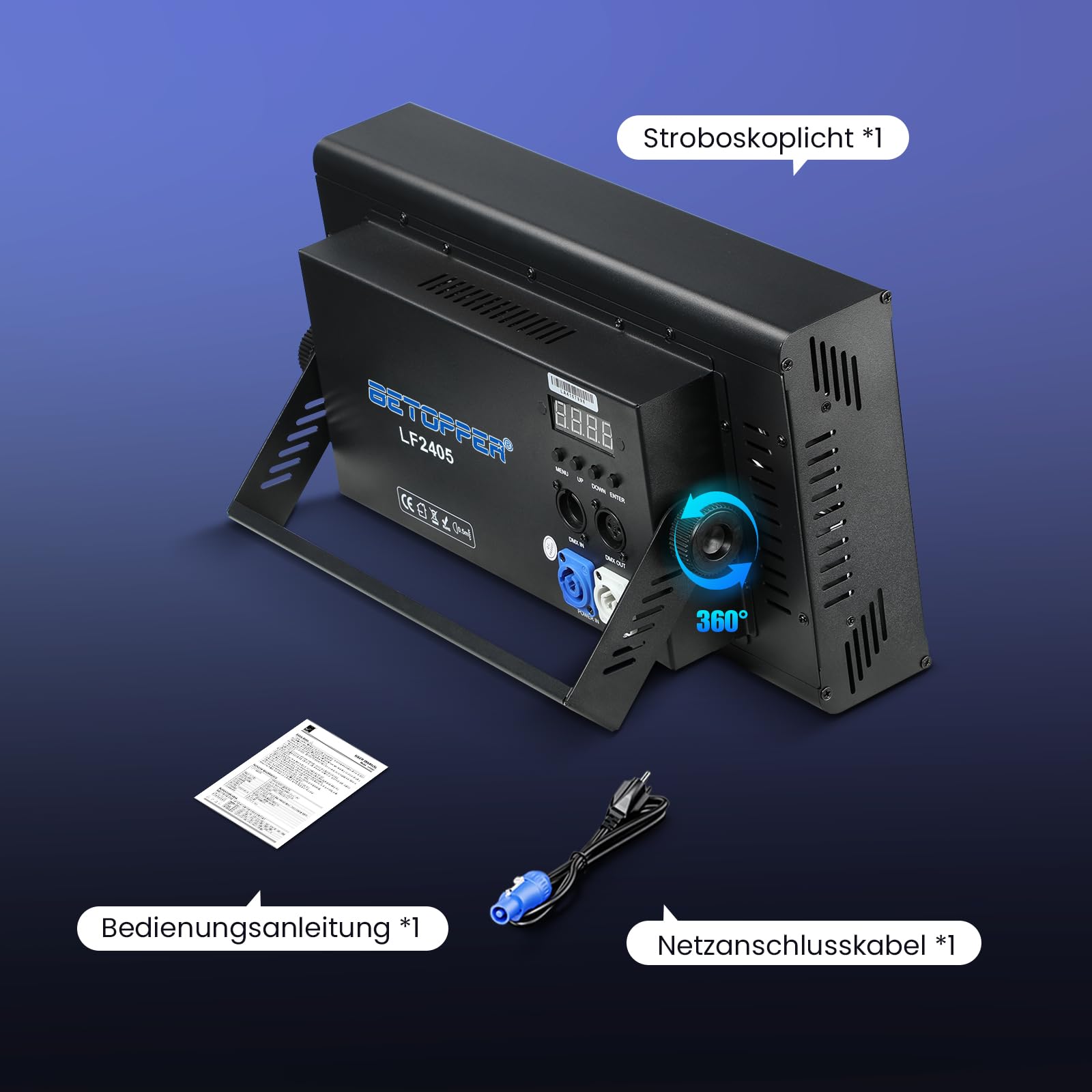 BETOPPER 300W Strobe Beam Effektstrahler Wallwasher Bühnenlicht LED Bar 2P | 4 IN 1 RGBW Stroboskoplicht DMX Controller Bühnenbeleuchtung für Live-Events, Bars, Disco, Weihnachten, Halloween, Hochzeit