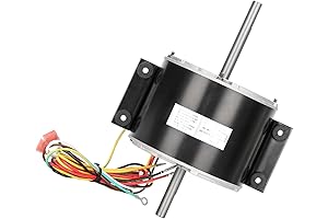 Dometic RV AC Fan Motor Replacement for Genteq Brisk Air II Roof Top Air Conditioner