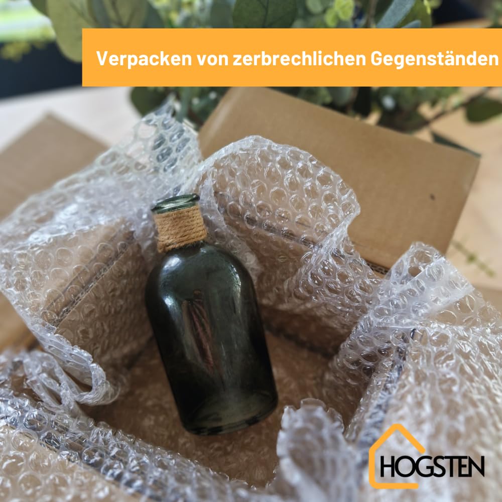 Luftpolsterfolie Rolle 50 cm x 100 m - Noppenfolie für Versand, Verpackung & Umzug -100% recycelbar - Bubble Wrap Polstermaterial Verpackungsmaterial (50my)