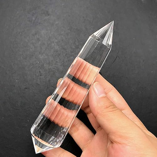 Miniatura 2 de Cuarzo de cristal transparente natural del Tíbet del Himalaya de alta altitud de 12 o 24 caras, estilo Vogel, doble terminación, inspirado en la