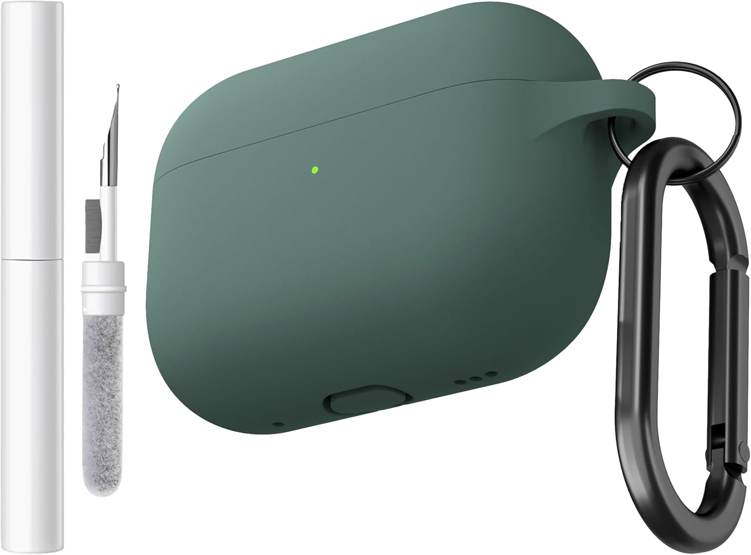 Brujula Case for AirPods Pro 3 Case Silicone Protective Cover Compatible with AirPods Pro 3rd Generation 2025(Lake Green, AirPods Pro 3) Lake Green AirPods Pro 3