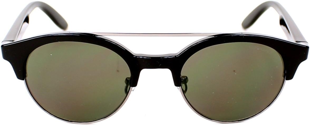Carrera CA5035/S Round Sunglasses, Black Dark Ruthenium/Brown, 50 mm
