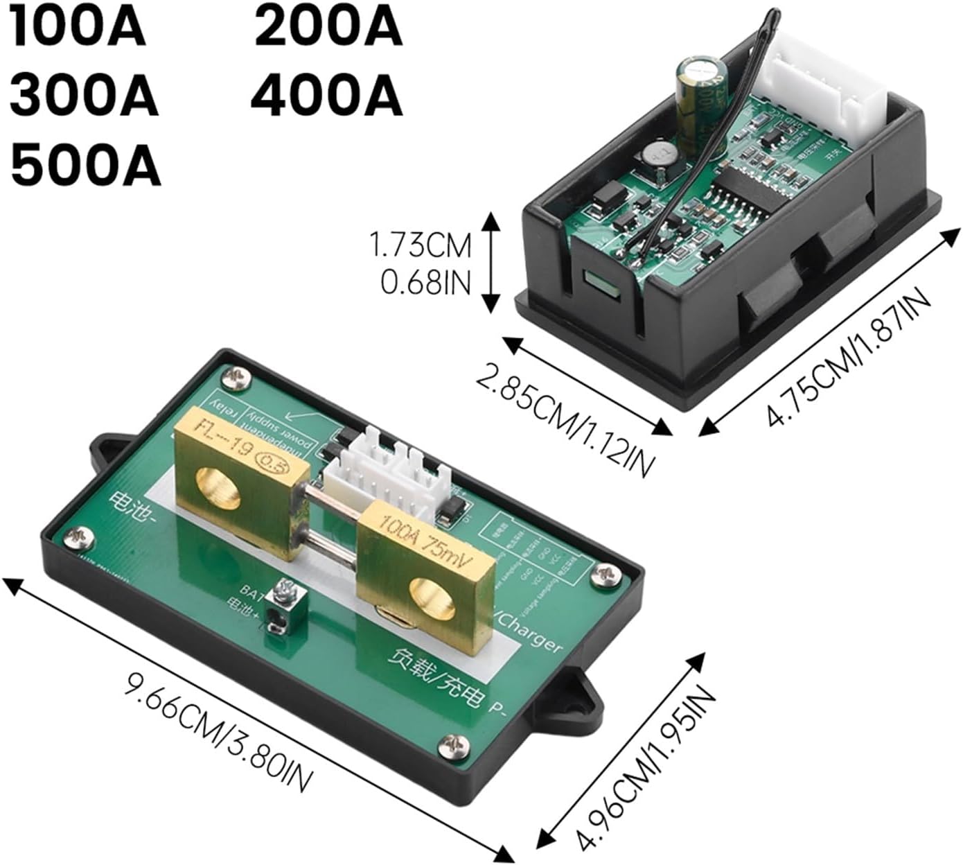 DC720 30V Digital Power Meter, 9-in-1 Power Meter(200A)