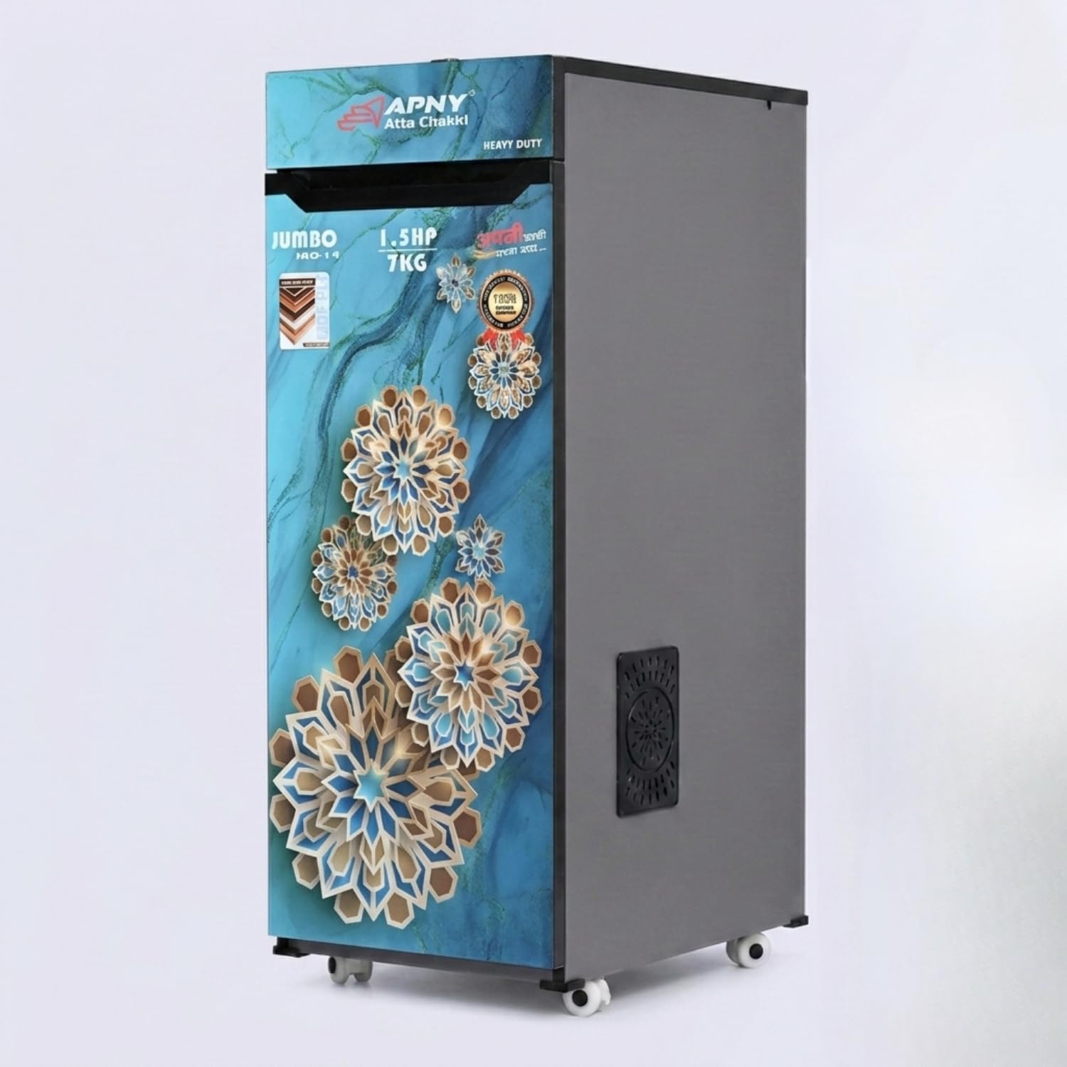 Atta Chakki Atta Chakki machine for home | Stainless Steel Automatic Multi Grinding Chamber | Low Noise With 1.5HP Powerful Motor | Ghar Ghanti | Large Grinding Capacity to the(10-12kg per Batch)-image-45