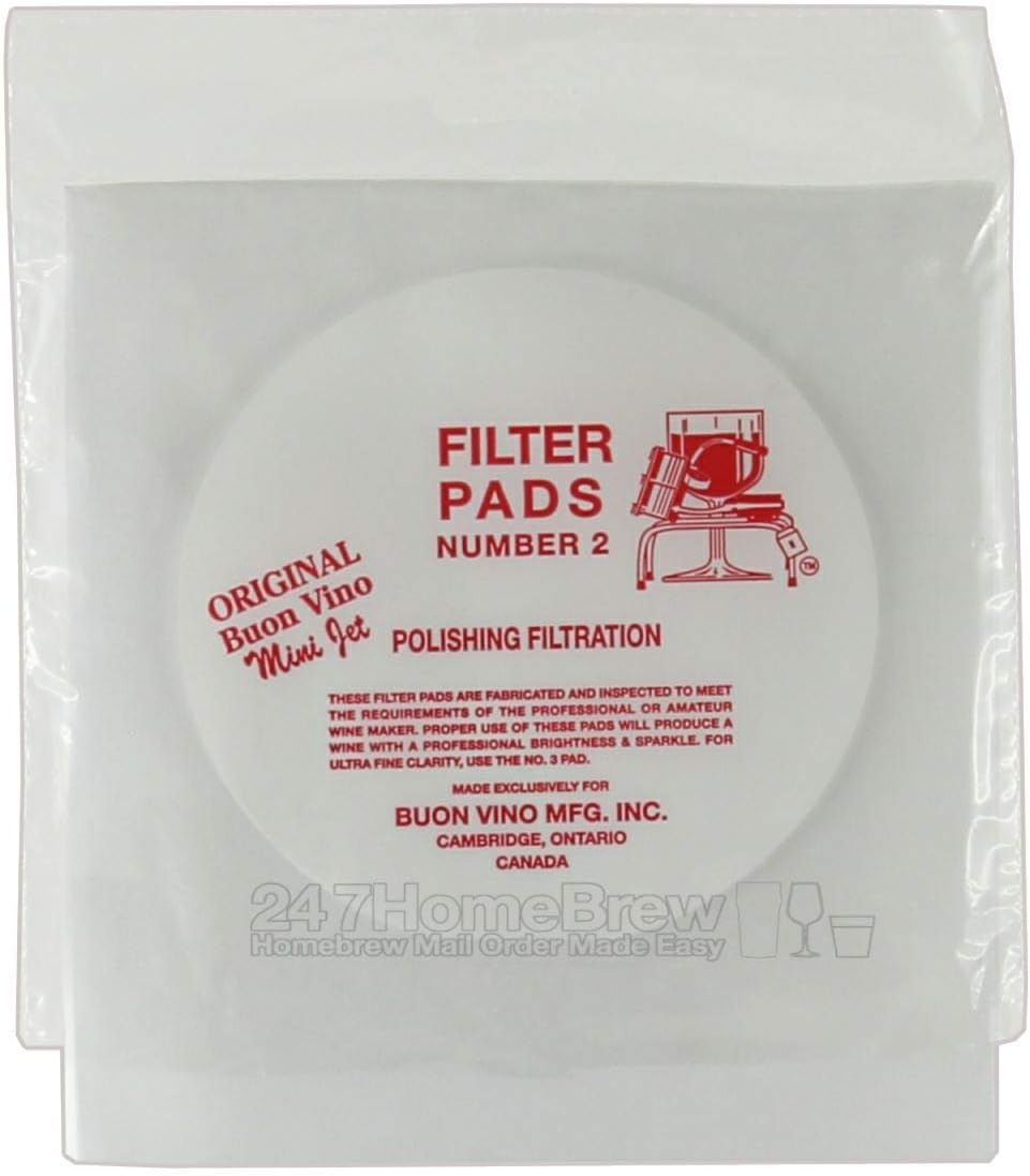 Buon Vino Mini Jet Filter Pads - Polish No 2 Pack of 3 Pads