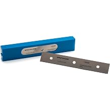 GLASS POLISH 6" 150mm Pack of 25 Double-Edged Stainless Steel Blades, 0.20mm Laser Sharp Replacement Blades for SCRATCHLESS Scraper or Compatible Models - GP15043