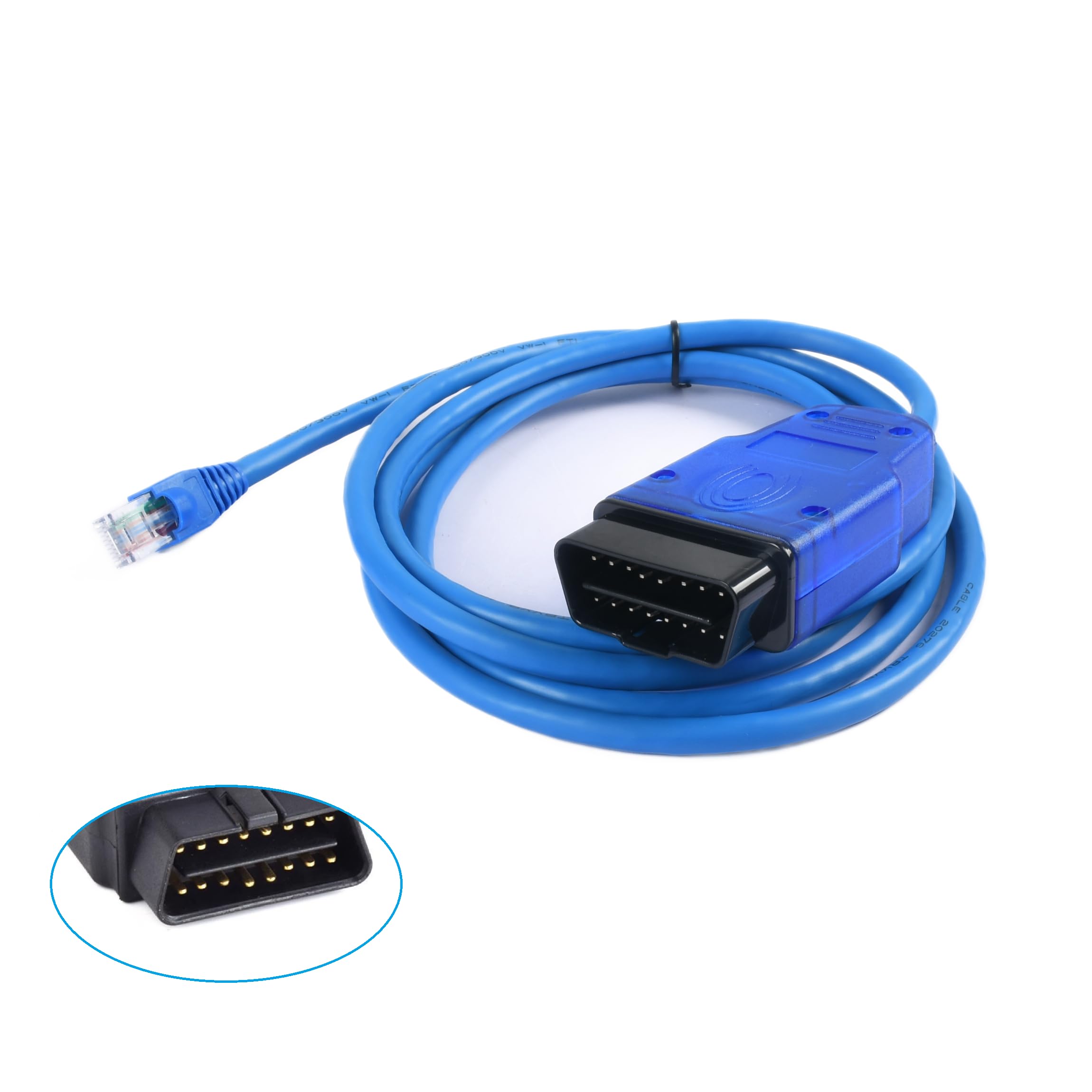 Cavo OBD Ethernet ENET Per Volvo SPA/CMA 2016+ | RJ45 Per Diagnostica VIDA E Codifica Funzioni Nascoste (sostituisce 9513108)