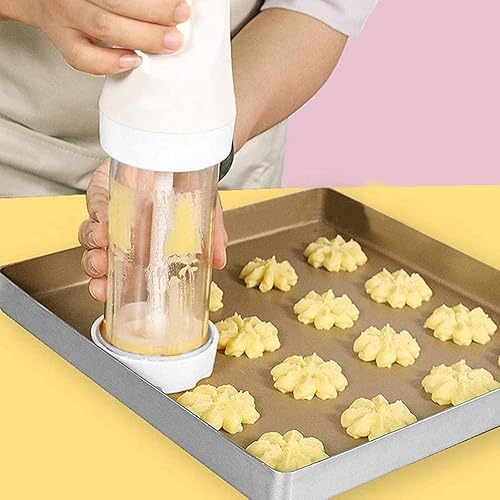 Miniatura 2 de Prensa eléctrica para galletas Churros con 12 discos y 4 puntas de glaseado para tartas, herramientas de bricolaje, juego de accesorios para hornear