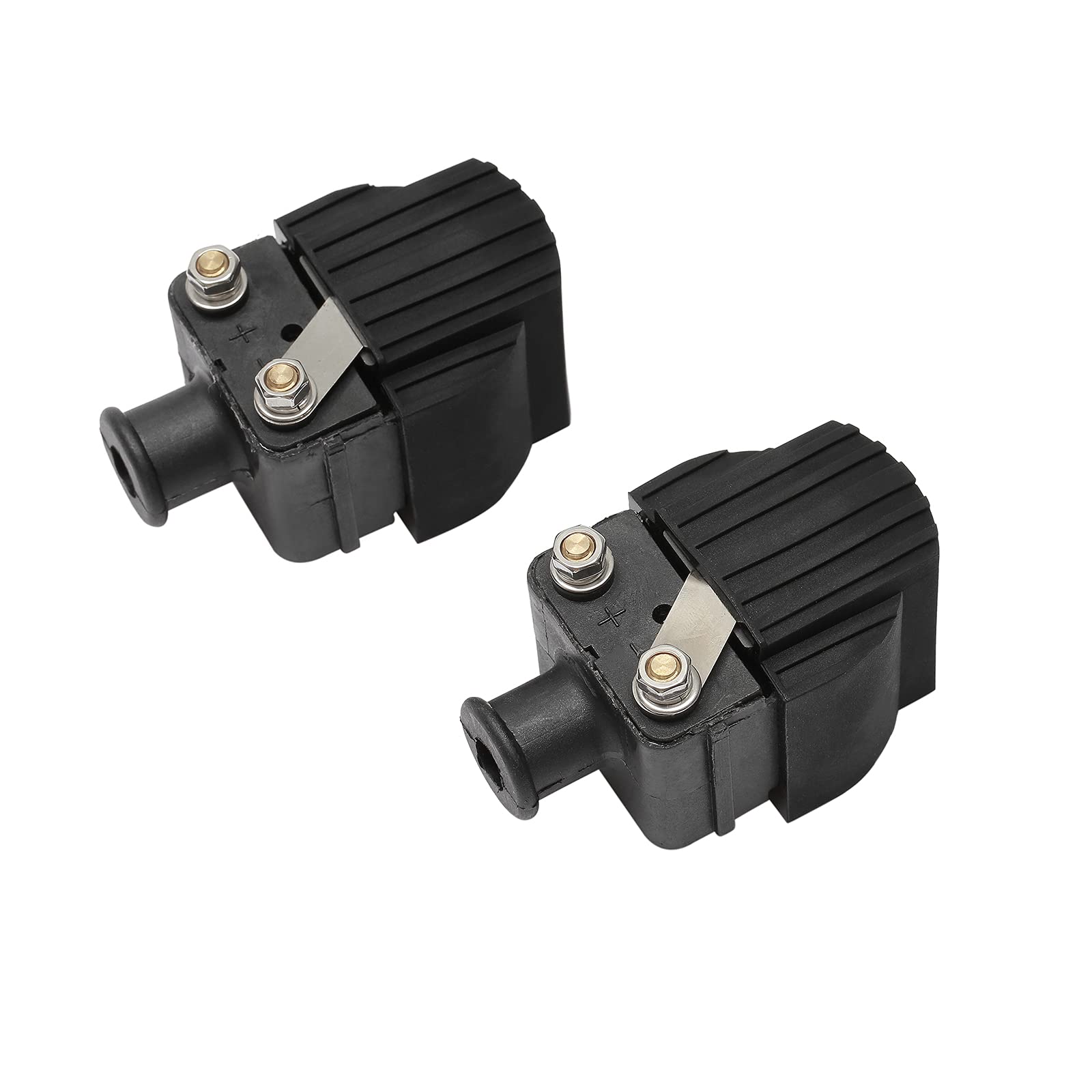 Ignition Coil Pack 2pcs Compatible with Chrysler Force Mercury Mariner Outboard Boat 40HP 70HP 115HP 140HP V-135 210CC & More Replaces# 18-5186, 339-7370A13, 339-832757A4, 339-832757B4
