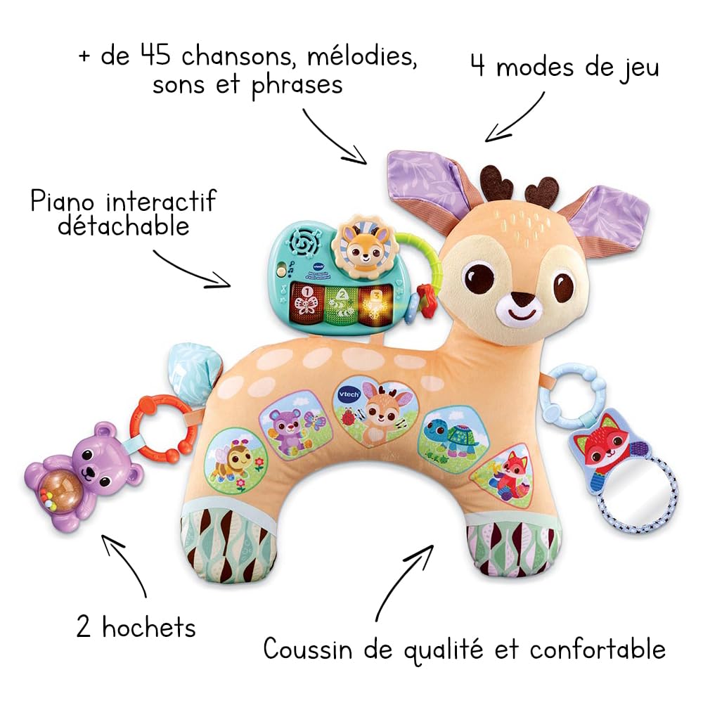 VTECH ELECTRONICS EUROPE BV 80-560505 Vtech Baby Animales Despertar y Descubrir, Multicolor