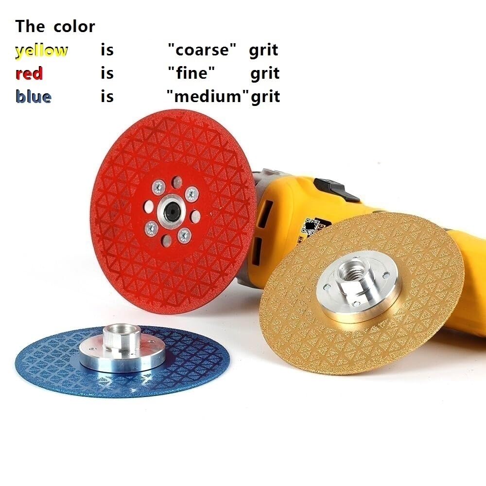 Diamentowa tarcza tnąca do szlifierki kątowej - do cięcia marmuru, betonu i płytek ceramicznych(Yellow,M14x125MM)
