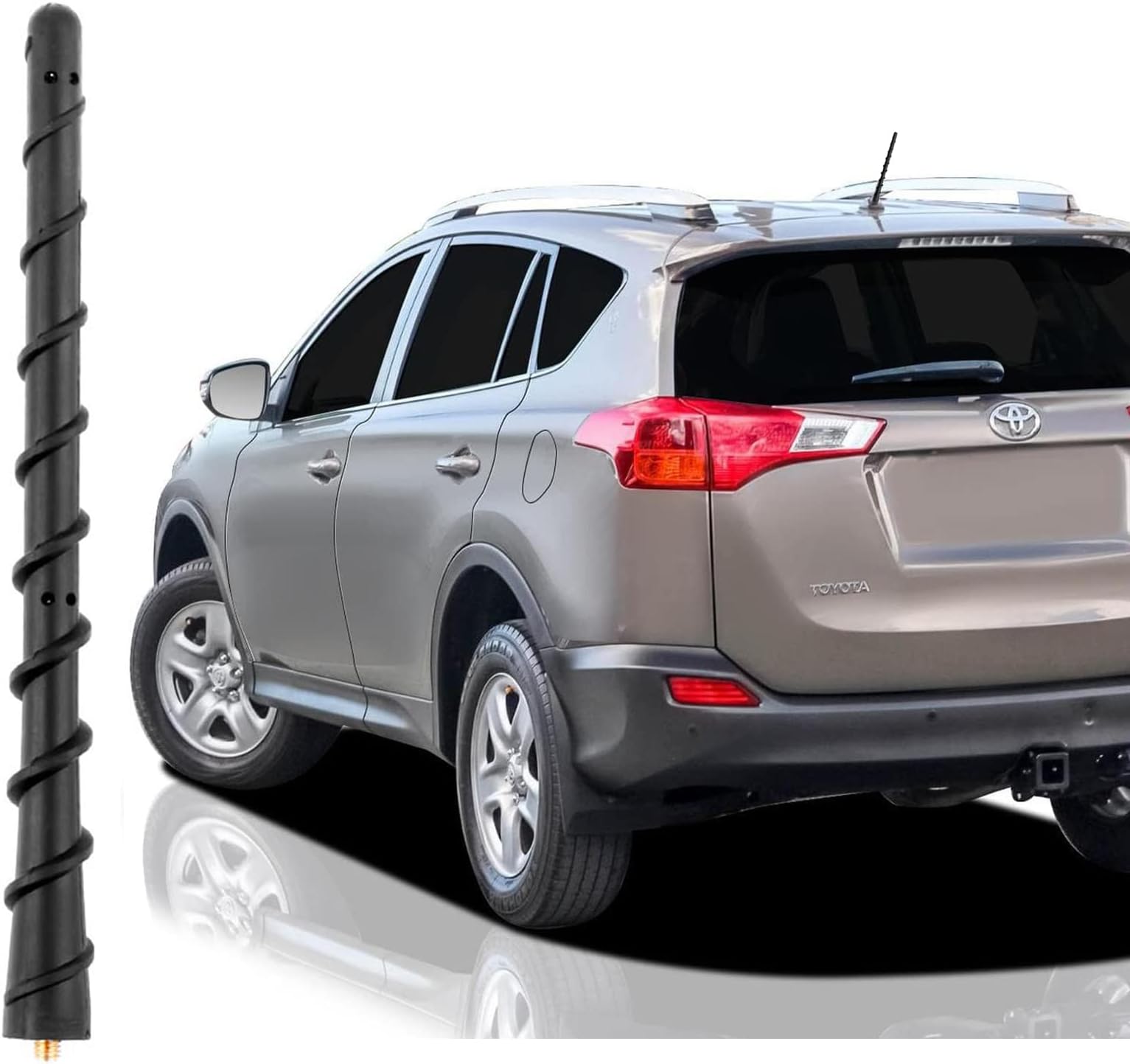 VOFONO Antenna for 2001-2019 Toyota RAV4 Prius Yaris Hatchback Corolla Matrix Solara Scion iQ tC Echo, 7 Inch Toyota Car Accessories Radio Antenna Mast Replacement