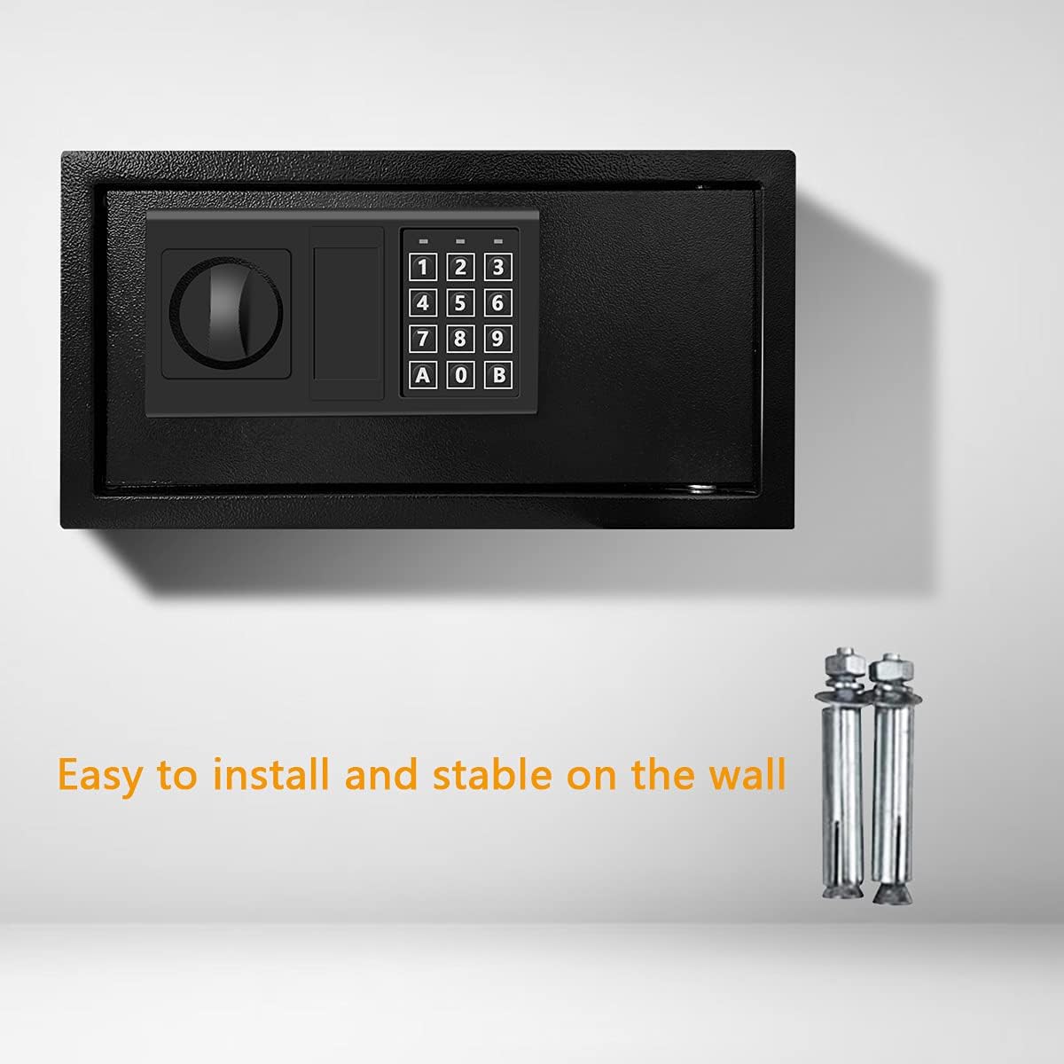 Blасk Frіdау - 70% оƒƒ JUGREAT Security Safe Box with Sensor Light,0.7 Cubic Feet Electronic Digital Securit Safe Steel Construction Hidden with Lock，Wall or Cabinet Anchoring Design for Home Office Hotel Business