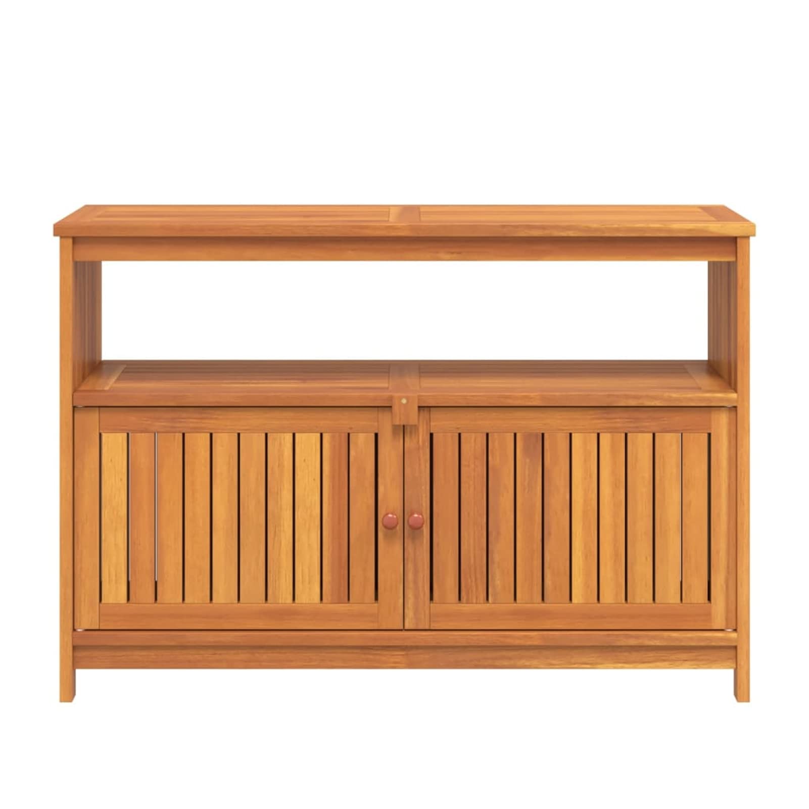 Rantry Tavolo Consolle da Giardino 110x35x75 cm Legno Massello Acacia - Mobile Esterno Terrazzo Pranzo Cucina