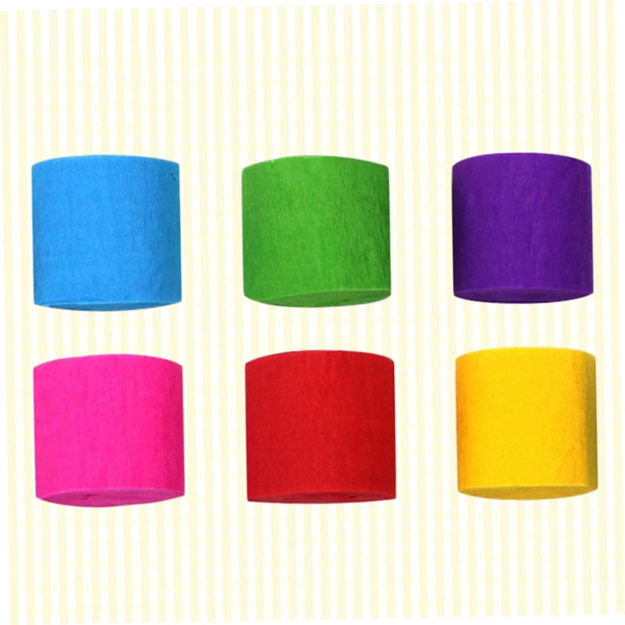 STOBOK 3sets 9m Roll Red Crepe Paper Streamer Party Decoration for Birthday Wedding Festival 12rolls*3 Random Color