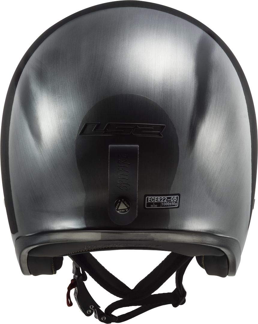 LS2, Casque Moto Jet SPITFIRE Jeans Titanium, L