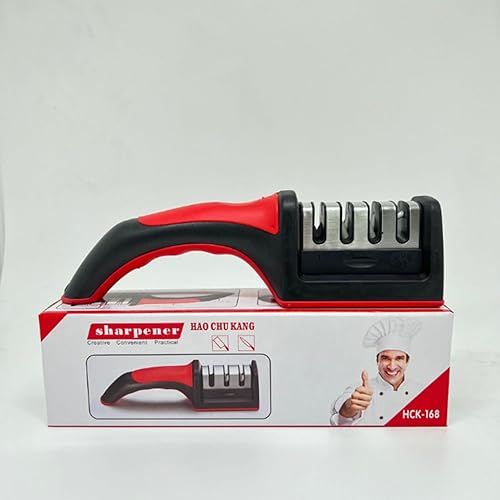 Afilador de cuchillos de 4 etapas, para la mayoría de cuchillos de cocina