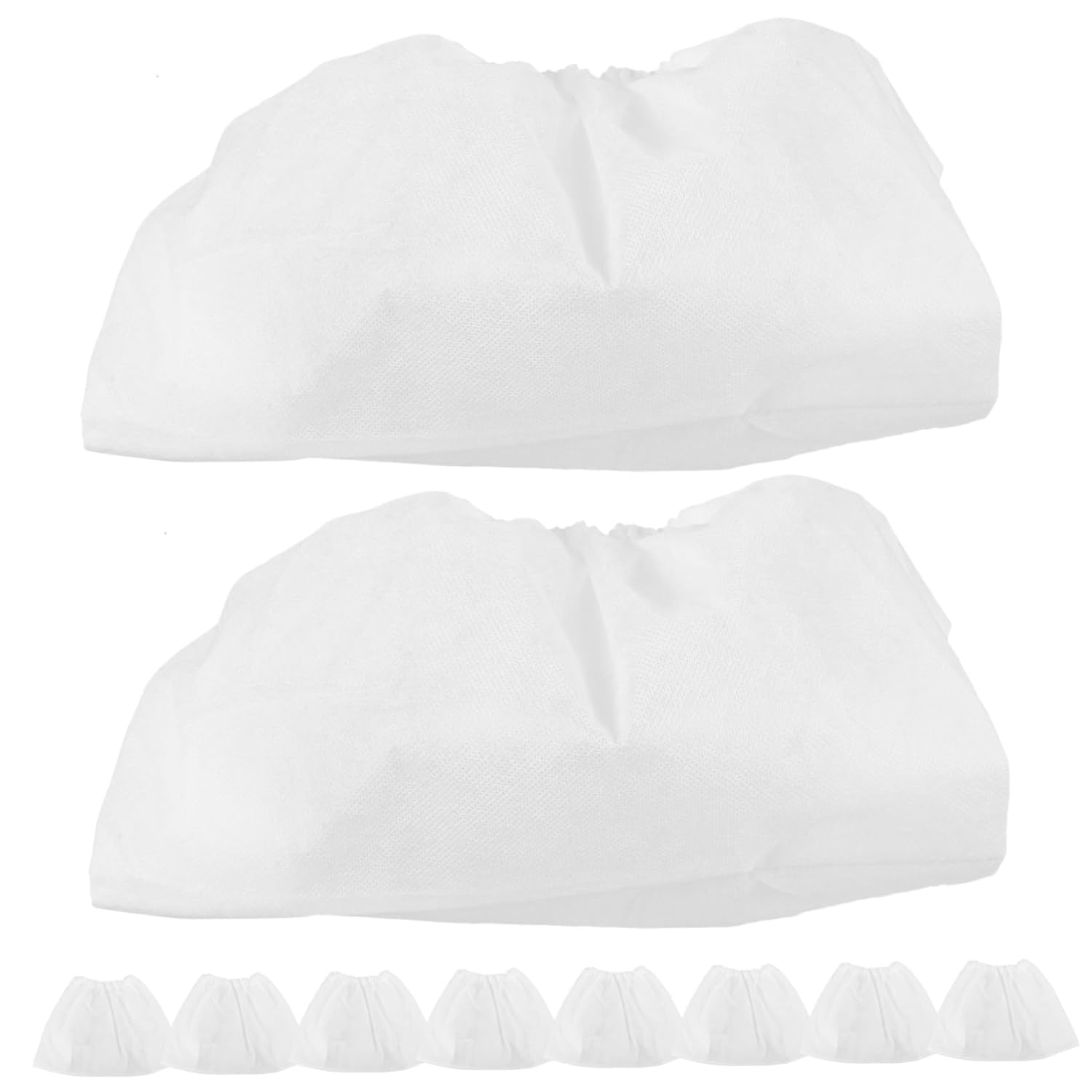 minkissy 50pcs Nail Dust Collector Bags Non-woven Nail Vacuum Cleaner Bags Compatible Collectors for Professional Salons and Home Use