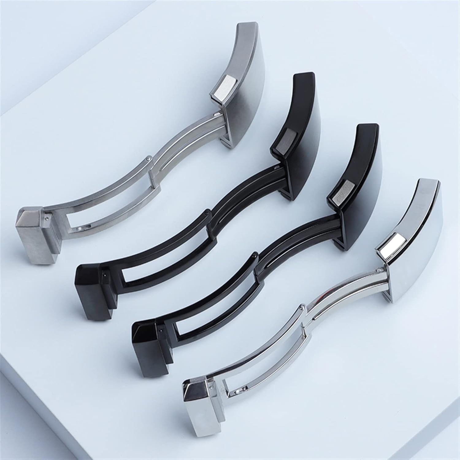 20mm Stainless Steel Buckle For Breitling Classic clasp 1884 Men Rubber Silicone Strap Adjusted Folding Buckle