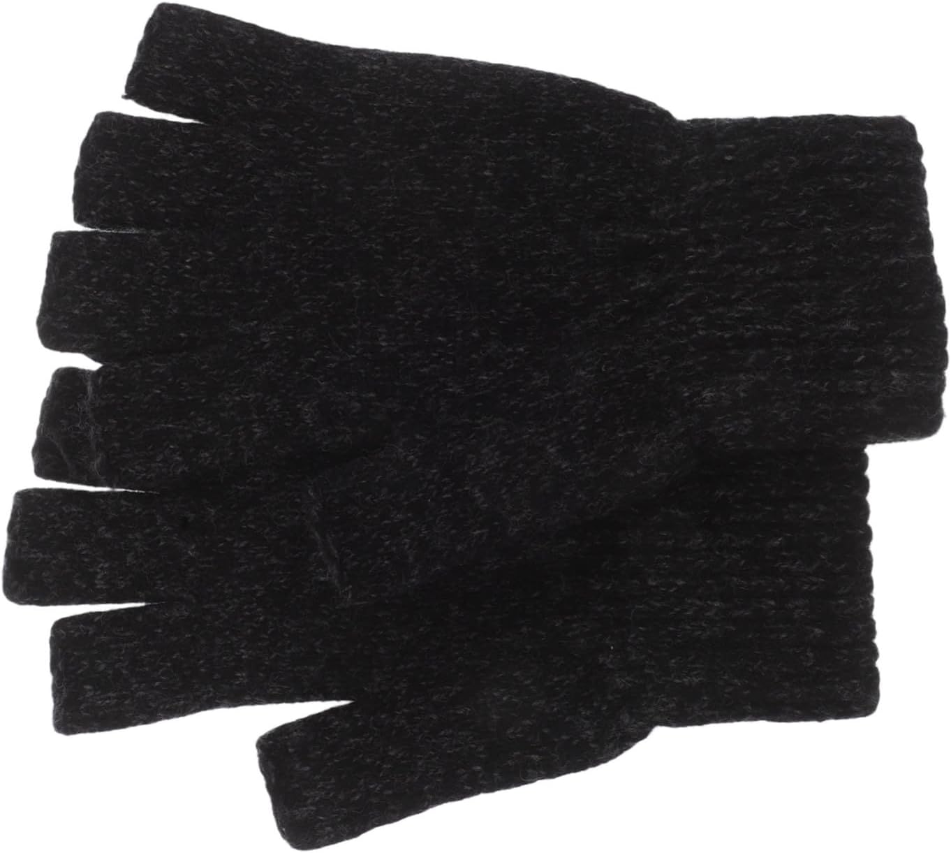 COLLBATH Men S Winter Fingerless Knit Gloves with Plush Insulation Windproof and Breathable Outdoor Exercise Gloves for Fishing Biking Kayaking Hiking in Cold Weather