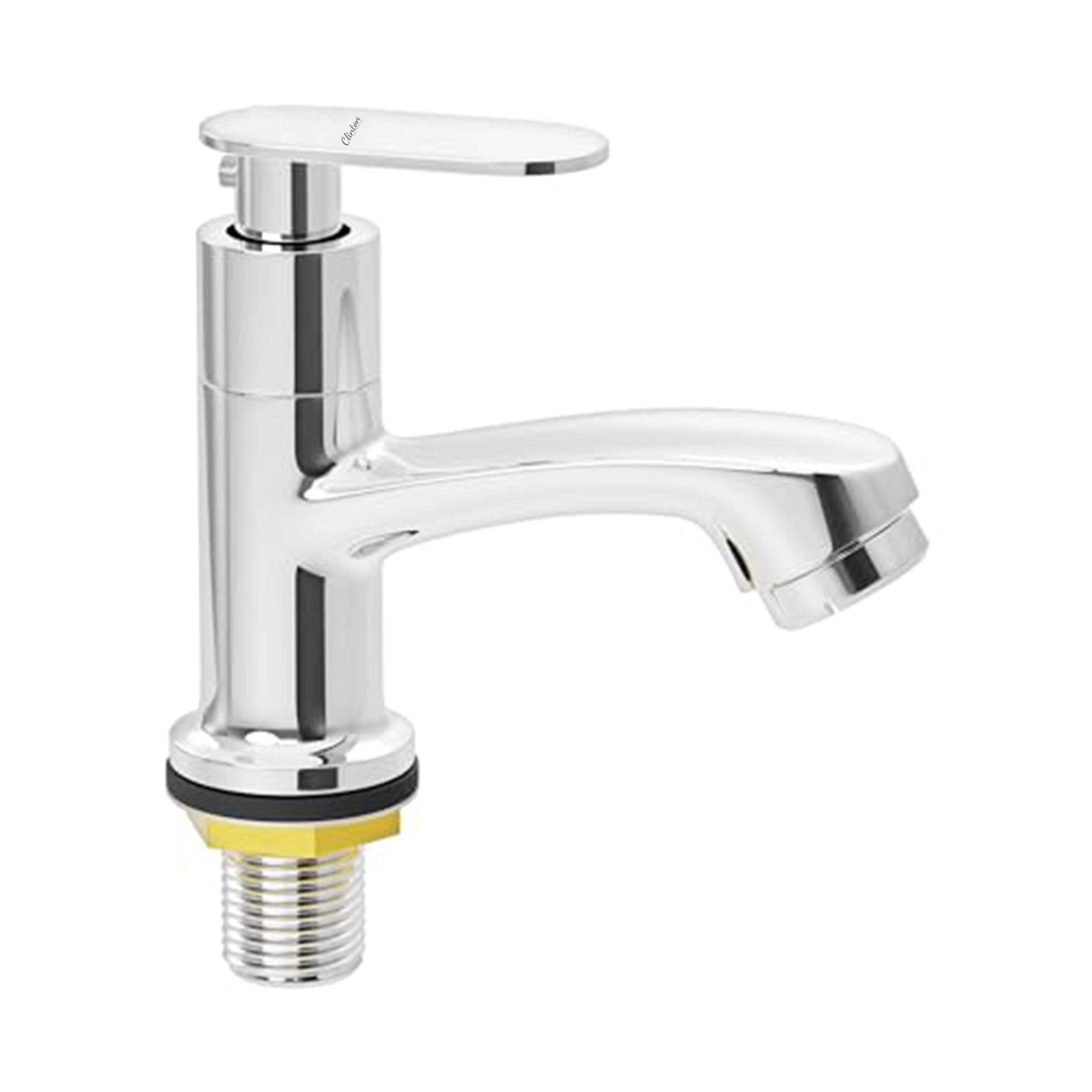 Clinton Capsule Brass Pillar Tap for Wash Basin | Pillar Cock | Quarter-Turn | Ceramic Disc Cartridge | Foam Flow | Chrome (Silver) (B0D4FG4DKB) Amazon Price History, Amazon Price Tracker