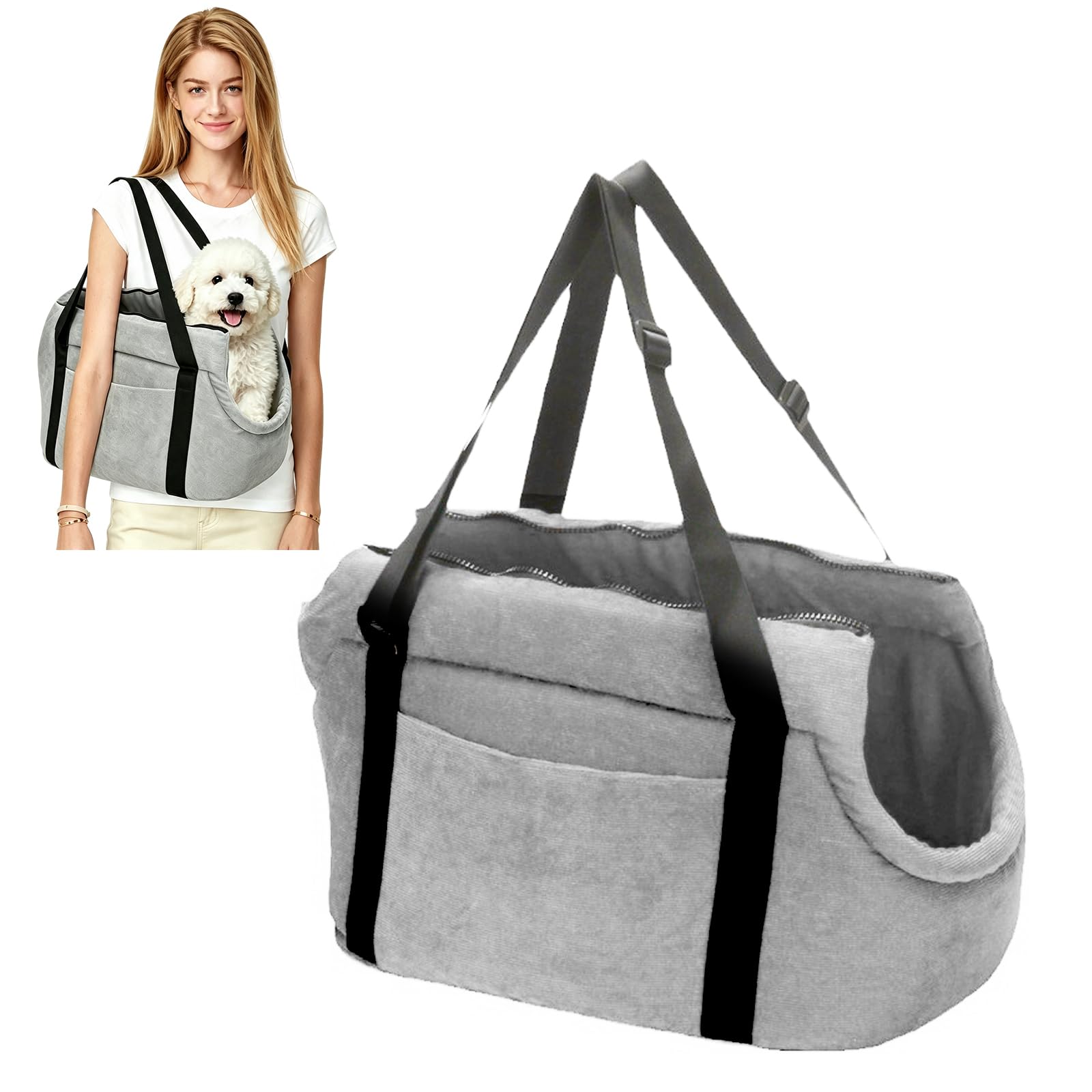 PETCUTE Pet Carrier Pet Carrying Bag Breathable Pet Transport Bag washable Small Dog Cat Travel Carrier