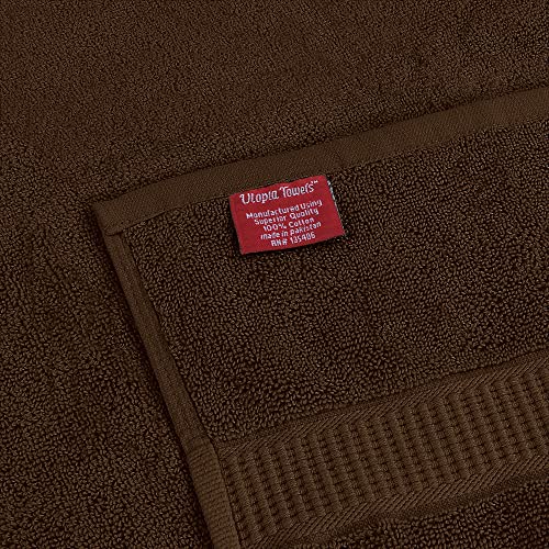 Utopia Towels - Luxurious Jumbo Bath Sheet 1 Piece - 600 Gsm 100% Ring Spun Cotton Highly Absorbent And Quick Dry Extra Large Bath Towels - Soft Hotel Quality Towel (35 X 70 Inches, Dark Brown) #TOP7