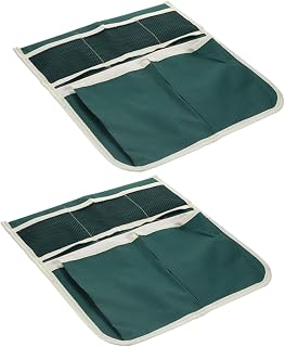 2pcs Gardening Kneeler Seat with Side Pockets Durable Tool Organizer Bag for Outdoor Use Versatile Garden Tool Storage for Planting and Pruning Activities