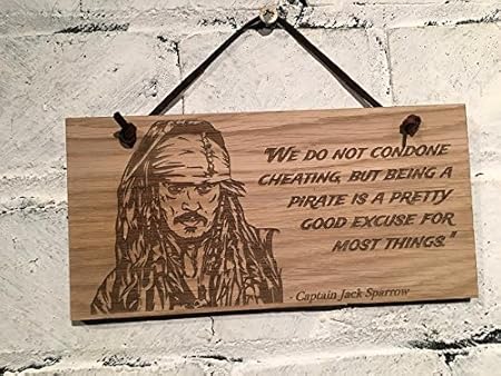 Jack Sparrow Johnny Depp Pirates Of The Carribean Citation Nous Ne Pas Condone Triche Mais Etre Un Pirate Citation De Style Shabby Chic Amazon Fr Cuisine Et Maison Jack Sparrow Johnny Depp Pirates Of The Carribean Citation Nous Ne Pas Condone Triche Mais Etre Un Pirate Citation De Style Shabby Chic Amazon Fr Cuisine Et Maison